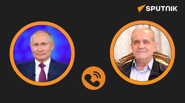 ولادیمیر پوتین با پزشکیان گفتگوی تلفنی انجام داد - اسپوتنیک افغانستان  