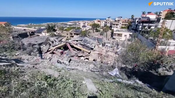 انفجار یک ساختمان چهار طبقه‌ی در جنوب لبنان - اسپوتنیک افغانستان  