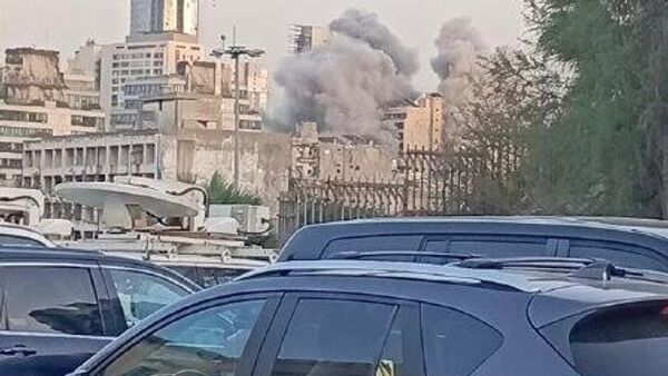 حملات نیروی هوایی اسرائیل به چندین ساختمان در بیروت - اسپوتنیک افغانستان  