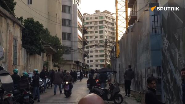 لحظه حمله اسرائیل به ساختمانی در بیروت - اسپوتنیک افغانستان  