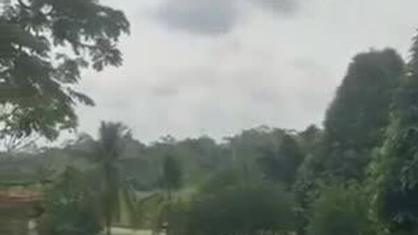 تصاویری از هواپیمای نظامی کلمبیا در آخرین لحظاتی قبل از سقوط - اسپوتنیک افغانستان  