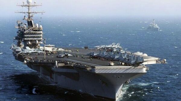 ناوگان امریکا یک فروند ناو هواپیمابر دیگر به خاورمیانه فرستاد - اسپوتنیک افغانستان  