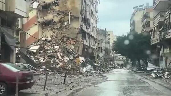 تصاویر نادر از پیامدهای حملات اخیر اسرائیل به حومه جنوبی بیروت - اسپوتنیک افغانستان  