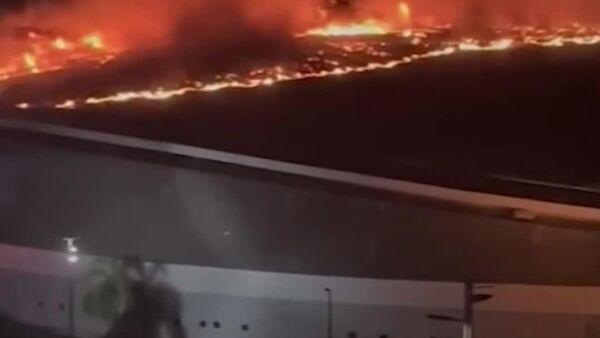 آتش‌سوزی صبحگاهی در پیست بایسکل سواری پارک المپیک ریو دو ژانیرو - اسپوتنیک افغانستان  