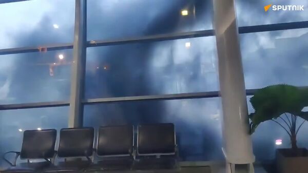 آتش‌سوزی در ترمینال 1 فرودگاه بمبئی - اسپوتنیک افغانستان  