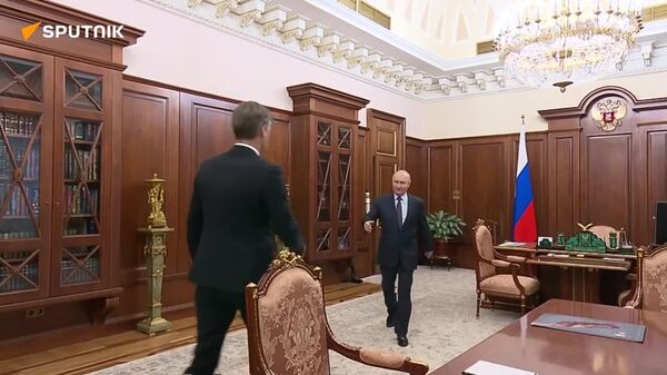 دیدار رئیس‌جمهور روسیه با مدیرعامل روسکاسموس در آستانه روز کیهان‌نوردی - اسپوتنیک افغانستان  