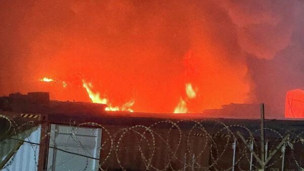 شام امروز در ولایت نیمروز آتش سوزی صورت گرفته است - اسپوتنیک افغانستان  