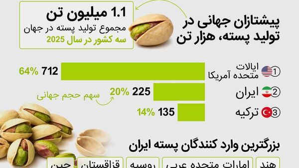 چرا ایران ممکن است عرضه پسته را متوقف کند؟ - اسپوتنیک افغانستان  