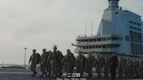 آیا چین ناو هواپیمابر هسته‌ای جدید خود را به نمایش می‌گذارد؟ - اسپوتنیک افغانستان  