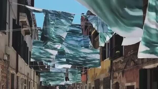 پروژه هنری منحصربهفرد MAREA در ونیز؛ ملحفههایی که به امواج تالاب تبدیل شدهاند - اسپوتنیک افغانستان  