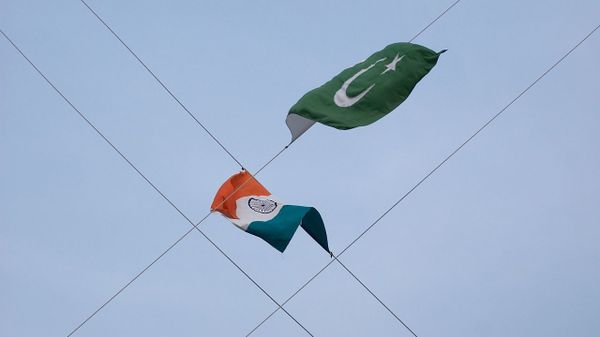 Flags of India and Pakistan - اسپوتنیک افغانستان  