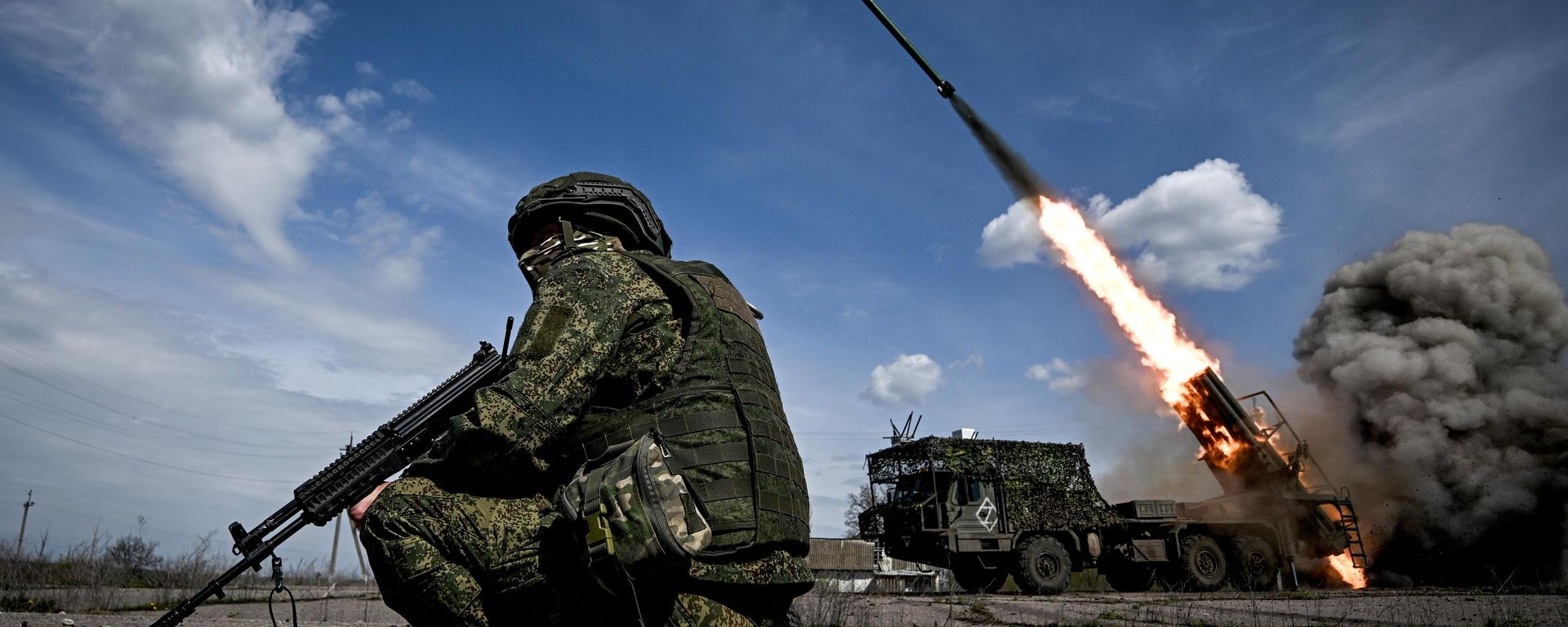 Combat operations by a Uragan multiple-launch rocket system crew from the 273rd Artillery Brigade of the 34th Artillery Division, serving with Russia’s Zapad Battlegroup near Kupyansk - اسپوتنیک افغانستان  , 1920, 17.08.2026