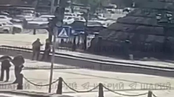 نگارهها و نوارهای دیداری در فضای مجازی پخش شده است که یک یورش پهپادی به ساختمان سرویس امنیتی اوکراین را در مرکز کییف نشان میدهد - اسپوتنیک افغانستان  