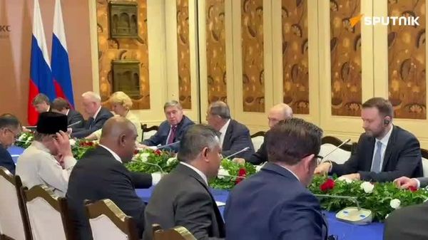 مذاکرات میان ولادیمیر پوتین و انور ابراهیم، نخستوزیر مالزی، آغاز شده است - اسپوتنیک افغانستان  