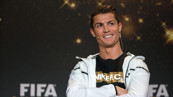 FIFA Ballon d'Or nominee Cristiano Ronaldo of Portugal and Real Madrid attends a press conference prior to the FIFA Ballon d'Or Gala 2014 at the Kongresshaus on January 12, 2015 in Zurich, Switzerland - اسپوتنیک افغانستان  