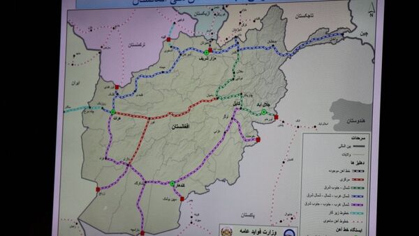افغانستان از یازده نقطه از طریق خط آهن به بیرون وصل می‌شود - اسپوتنیک افغانستان  