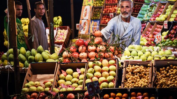Продавец фруктов на рынке в Каире, Египет - اسپوتنیک افغانستان  