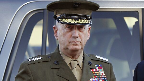 U.S. Marine Corps four-star general James Mattis arrives to address at the pre-trial hearing of Marine Corps Sgt. Frank D. Wuterich at Camp Pendleton, California U.S in a March 22, 2010 file photo - اسپوتنیک افغانستان  