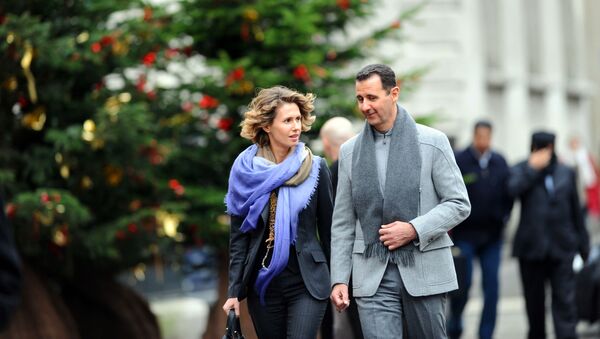 Президент Сирии Башар Асад с женой Асмой в Париже - اسپوتنیک افغانستان  