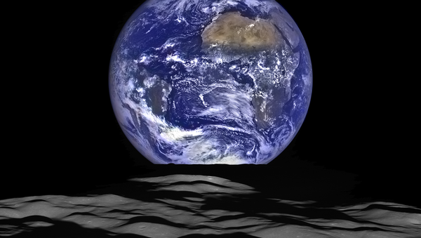 Вид Земли с орбиты Луны - اسپوتنیک افغانستان  
