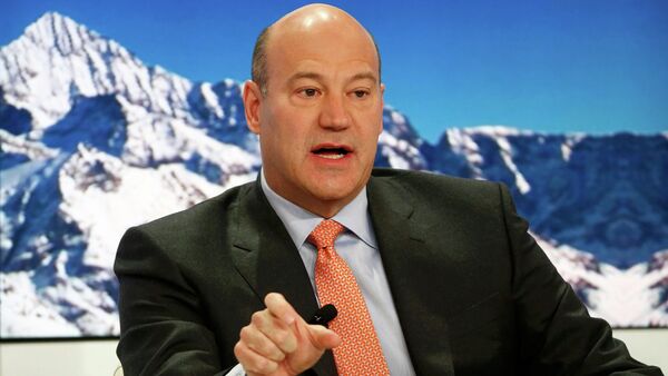Gary Cohn, President and Chief Operating Officer of Goldman Sachs, speaks at the Ending the Experiment event in the Swiss mountain resort of Davos January 22, 2015 - اسپوتنیک افغانستان  