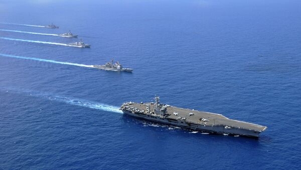 Авианосная группа флота ВМС США в Южно-Китайском море - اسپوتنیک افغانستان  