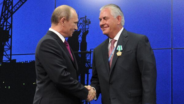 Vladimir Putin and Rex Tillerson - اسپوتنیک افغانستان  