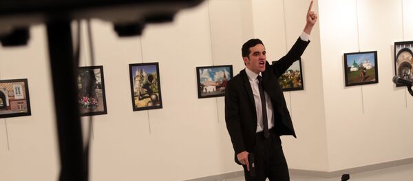 Мужчина, напавший на российского посла России в Турции Андрея Карлова, Анкара Мужчина, напавший на российского посла России в Турции Андрея Карлова, Анкара - اسپوتنیک افغانستان