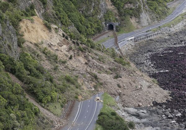 رانش زمین در زلزله نیوزیلند - اسپوتنیک افغانستان  