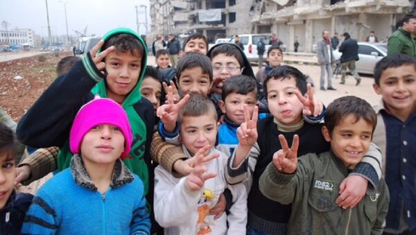 أطفال حلب - اسپوتنیک افغانستان  