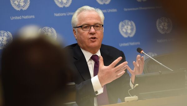 Постоянный представитель России в ООН Виталий Чуркин - اسپوتنیک افغانستان  
