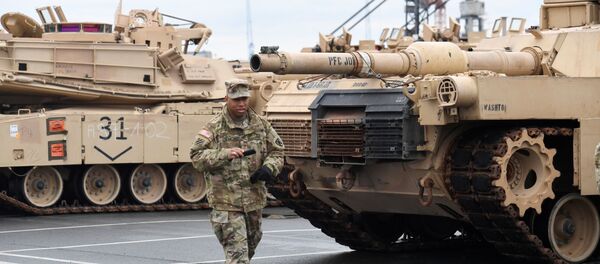 Американская танковая бригада в немецком порту Бременхавен - اسپوتنیک افغانستان  