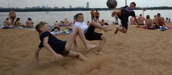 Пляжный отдых в Москве Пляжный отдых в Москве - اسپوتنیک افغانستان