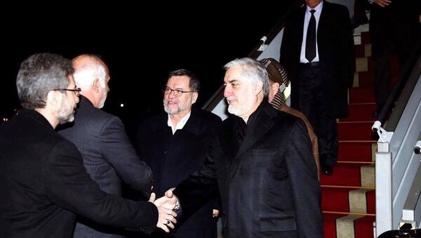 استقبال هیات افغانستان توسط جواد ظریف در تهران - اسپوتنیک افغانستان  
