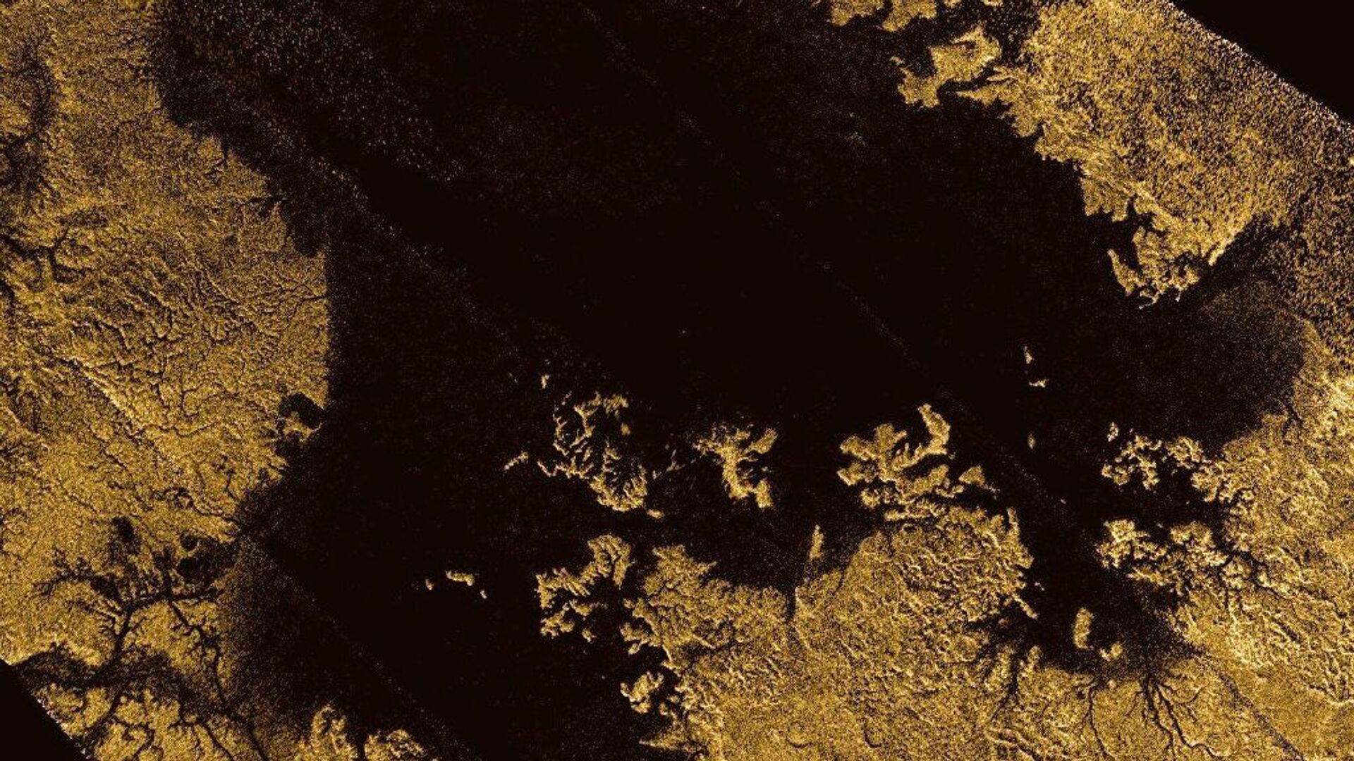 Метановое море Лигея, крупнейшего водоем Титана, спутника Сатурна - اسپوتنیک افغانستان  , 1920, 10.02.2022