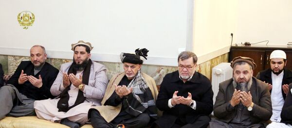 برگزاری مراسم فاتحه‌خوانی برای قربانیان حملات اخیر در ارگ - اسپوتنیک افغانستان  