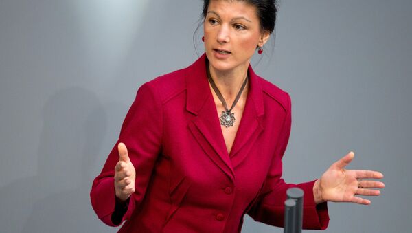 Немецкий политик Сара Вагенкнехт - اسپوتنیک افغانستان  
