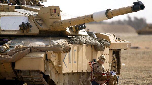 Британский танк Челленджер 2 - اسپوتنیک افغانستان  