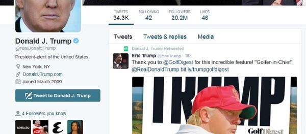 یک عضو پارلمان آلمان از ترامپ خواست تا در تویتر کمتر بنویسد - اسپوتنیک افغانستان  