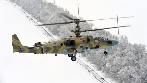 Тестовые полеты вертолета Ка-52 Аллигатор - اسپوتنیک افغانستان  