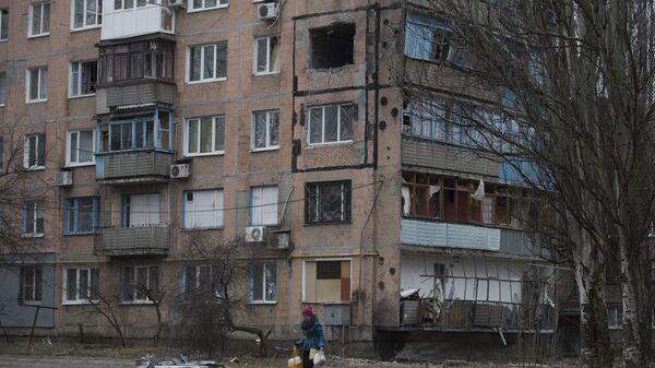 در نتیجه حملات نظامی در دونتسک 114 خانه و 22 اپارتمان آسیب دیده است - اسپوتنیک افغانستان  