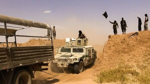 Боевики ДАИШ на границе Сирия и Ирака - اسپوتنیک افغانستان  