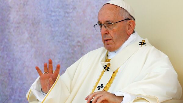 Папа Римский Франциск во время мессы в Польше - اسپوتنیک افغانستان  