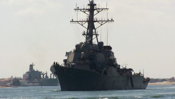 US army destroyer USS Porter - اسپوتنیک افغانستان  