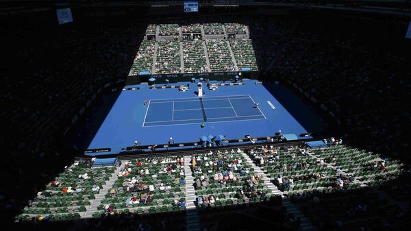 Вид на теннисный матч в рамках Australian Open в Мельбурне  - اسپوتنیک افغانستان  