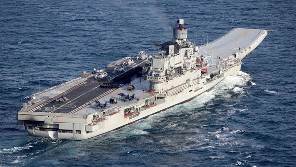 Британские ВМС и ВВС сопровождают авианосец Адмирал Кузнецов - اسپوتنیک افغانستان  