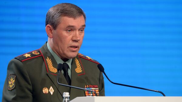 Начальник Генштаба Вооруженных сил РФ Валерий Герасимов на V Московской конференции по международной безопасности - اسپوتنیک افغانستان  