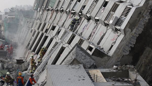 Последствия землетрясения на Тайване - اسپوتنیک افغانستان  