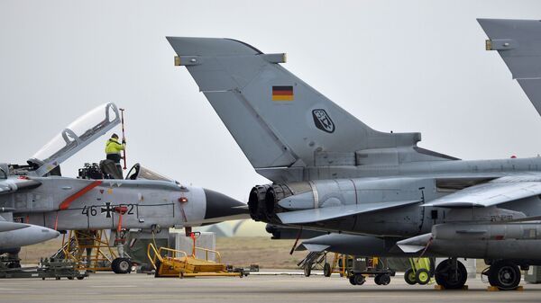 Cамолеты «Торнадо» ВВС Германии на авиабазе Инджирлик в Турции - اسپوتنیک افغانستان  