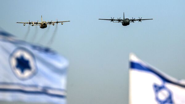 نیروهای هوایی اسرائیل طیاره بدون‌سرنشین فلسطینی را در نوار غزه مورد هدف قرار دادند - اسپوتنیک افغانستان  